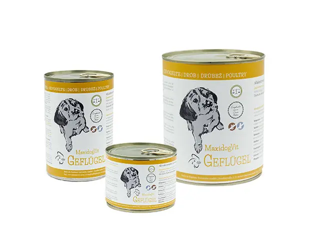 MaxidogVit Geflügel Nassfutter Dosen Reico